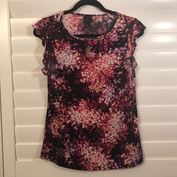 Worthington blouse chic core color splash tunic sleeveless - Picture 2 of 7